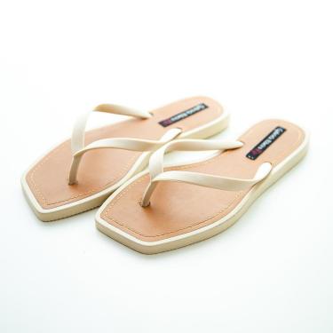 Imagem de Chinelo Feminino Bico Quadrado Conforto Dia a Dia Verão