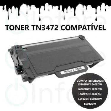 Imagem de Toner Premium Tn3472 Tn-3472 Tn3470 Tn-3470 Tn880 Tn-880 Compatível Pa