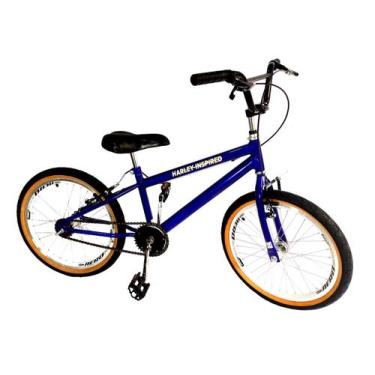Imagem de Bicicleta Aro 20 Menino Tipo Bmx Aero Sem Marchas Azul - Maria Clara B