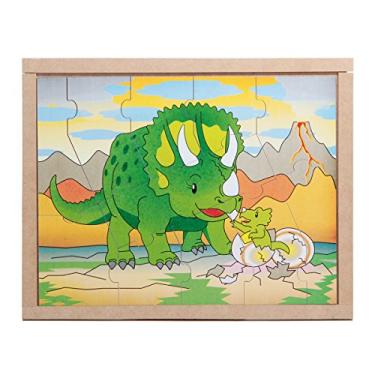 Imagem de Quebra-Cabeça Animais e Filhotes Dinossauro Carlu Brinquedos
