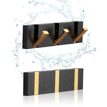 Imagem de 2 em uma caixa, ganchos invisíveis criativos, ganchos de toalha para banheiro, gancho de parede, perfurado ou perfurado livre, suporte de casaco moderno, gancho de toalha de banheiro, gancho de porta traseira, também para varanda, cozinha.