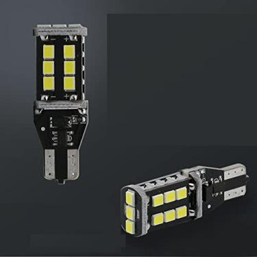 Imagem de T10 921 912 LED Reverso Backup 3ª Lâmpadas de freio de alta montagem 6000K Branco 60W Chip 3535 de alta potência