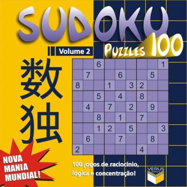 Imagem de Livro - Sudoku Puzzles 100 (Volume 2) - 100 Jogos De Raciocínio, Lógic