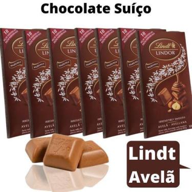 Imagem de Chocolate Irresistível Lindt Singles Avelã  100G - 7Barras