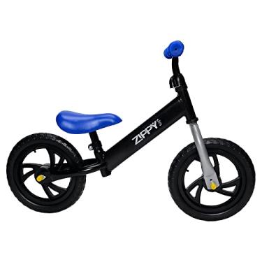 Imagem de Zippy Toys Bicicleta de Equilíbrio na Cor Azul, Aro 12. Feito Inteiramente em Plástico e Aço Carbono. Perfeita Para Crianças, Auxilia no Desenvolvimento