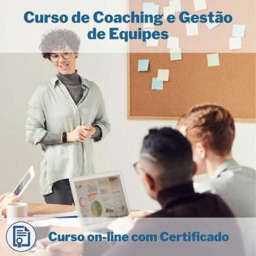 Imagem de Curso Online em videoaula de Coaching e Gestão de Equipes com Certificado + 2 brindes