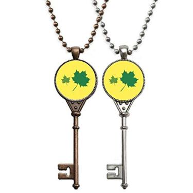 Imagem de OFFbb-USA Grenn Colar de chaves de bordo para decoração de casais