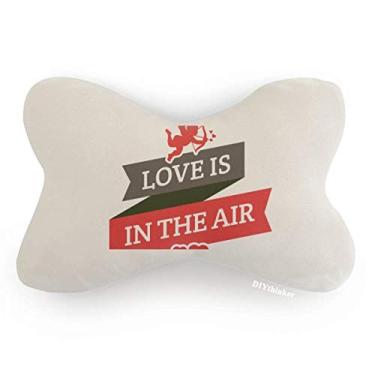 Imagem de DIYthinker Almofada de apoio de cabeça para decoração de pescoço para carro Love is in The Air para o dia dos namorados