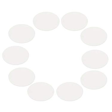 Imagem de Bonarty 10 relógios transparentes de 1,0 mm de espessura 28 mm-33 mm de cúpula dupla cristal formato redondo - transparente, 28 mm