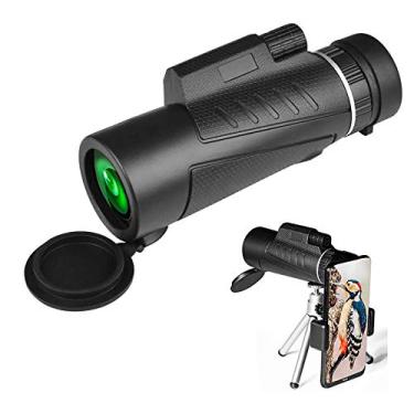 Imagem de Telescópio monocular 10X42, monocular HD de alta potência com suporte para smartphone e tripé para caminhadas, pesca, observação de pássaros, viagens e outras atividades ao ar livre