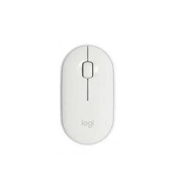 Imagem de Mouse Sem Fio Silencioso Pebble M350, Branco, 910-005770  Logitech