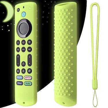 Imagem de Adequado para Amazon TV Omni Series smart TV Fire TV 4 Silicone ive Case Glow Green Set Amazon TV Series smart TV