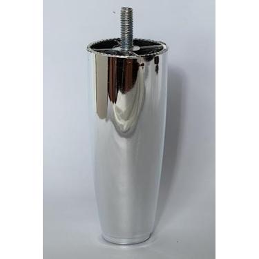 Imagem de Kit Pes Para Cama Box Todos os Modelos Com 7 Unidades Cônico Cor Marrom Com 12cm de Altura Material Resistente Politileno nao Danifica o Piso Rosca Universal medida Padrao 5/16