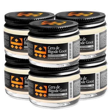 Imagem de Kit 06 Cera Para Bigode Goot Embaixador 20G