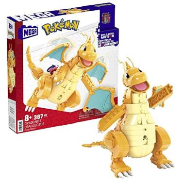 Imagem de Figura Pokémon Dragonite, brinquedo montável em grande escala com Motion Brick