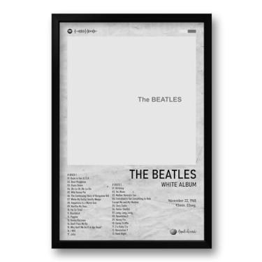 Imagem de Quadro Spotify White Album - The Beatles - 40x60cm