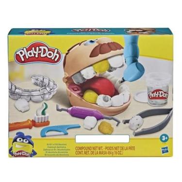 Imagem de Kit Conjunto Massinha Modelar Play-Doh Brincando De Dentista - Hasbro