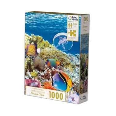 Imagem de Quebra-Cabeça 1000 Peças - Oceano Vivo