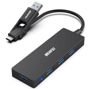 Imagem de BENFEI Hub USB 3.0, hub USB C, 4 portas USB 3.0, compatível com MacBook, Mac Pro, Mac mini, iMac, Surface Pro, XPS, PC, Flash Drive, disco rígido móvel