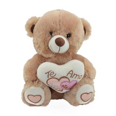 Imagem de BeeToys -Pelúcia Urso com coração Love com lantejoulas