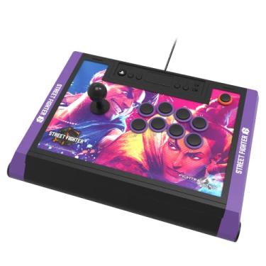 Imagem de Controle com fio para jogos de Luta Hori ALPHA Edição Street Fighter 6 para PS4, PS5 e PC Licenciado para consoles Sony