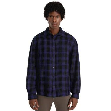 Imagem de Camisa Ellus Talose Plaid Classic Xadrez/Azul-Masculino