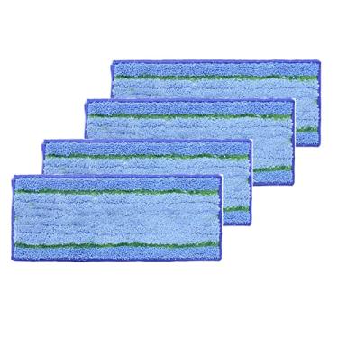 Imagem de Peças de reposição laváveis e reutilizáveis para esfregão seco e molhado compatíveis com iRobot Braava Jet m6 (6110) (6012) (6112) (6113) Ultimate Robot Mop Pads Acessórios (4 almofadas molhadas