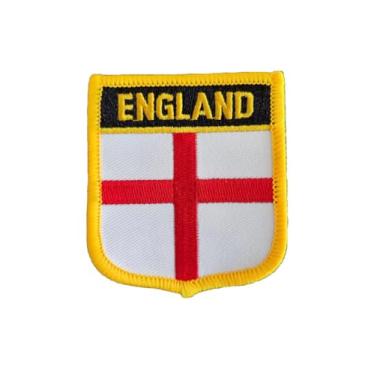Imagem de Ruoming 1 PÇ Patch de bandeira da Inglaterra bordado a ferro ou costurado, tático, militar, nacional da Inglaterra