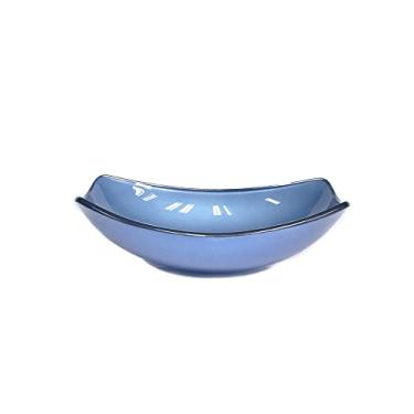Imagem de CUBA DE VIDRO OVAL CHANFRADA 51CM AZUL