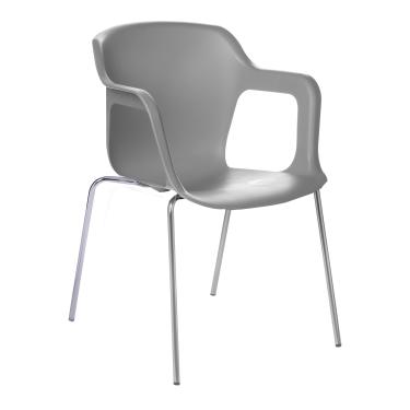 Imagem de Cadeira Geos Chrome Grey