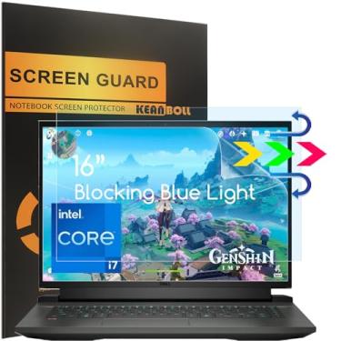 Imagem de KEANBOLL Pacote com 2 protetores de tela antiluz azul para Dell Inspiron 16 7610 7620 7630 16 polegadas e Dell Inspiron 16 Plus 40.6 cm e Dell G16 7620 40.6 cm, filtro de tela antirreflexo e