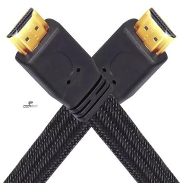 Imagem de Cabo Hdmi 2.0 Ultra Hd 4k Blindado Trançado 5 Metros Kp-h4k02 5m Hdtv 