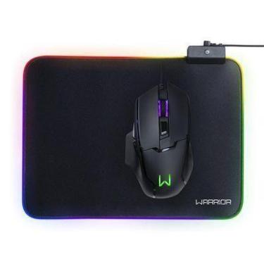 Imagem de Warrior Cronos Mouse Pad Gamer Flexivel Rgb Multilaser - Ac333 F083