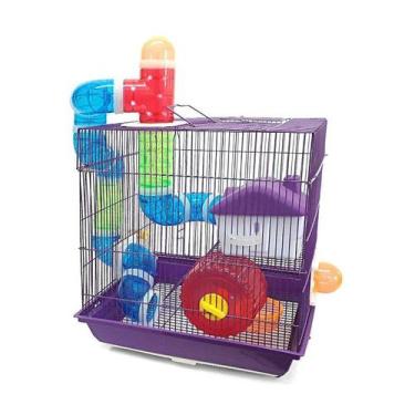 Imagem de Gaiola American Pets Labirinto Cores Sortidas para Hamsters - 2 Andare