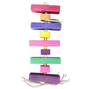 Imagem de Brinquedo Cordão com Quadrados - Pinguim-Artesanatos