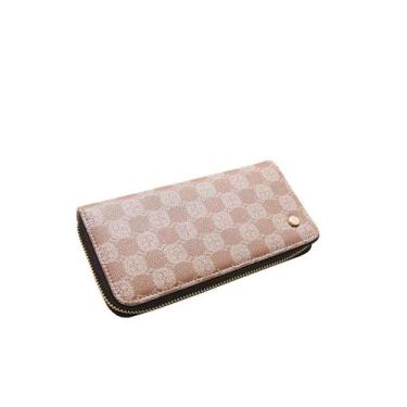 Imagem de Carteira Zíper Feminina Chenson Monograma 2415194 Natural