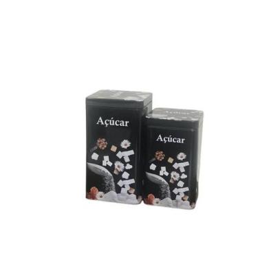 Imagem de Conjunto Com 02 Latas de Metal 8247 - Y888, Modelo 1