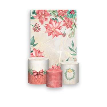 Imagem de Painel De Festa Vertical 1,50 x 2,20 + Trio De Capas Cilindro - Feliz 