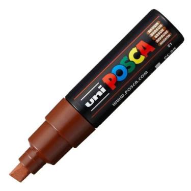 Imagem de Caneta Uni Posca Pc 8k Marrom Uniball, BROWN