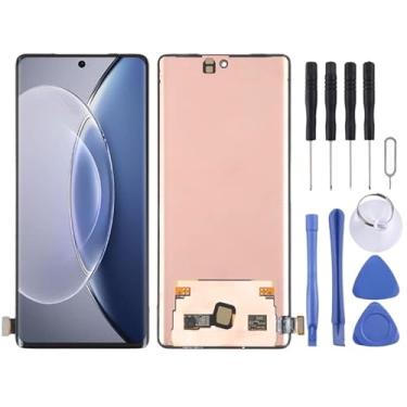 Imagem de Substituição da tela do telefone Material AMOLED tela LCD original para Vivo x90 com montagem completa do digitalizador Acessórios para phoen