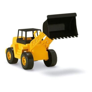 Imagem de Trator Carregadeira Brinquedo PArticulável Braço e Caçamba, Silmar, +3