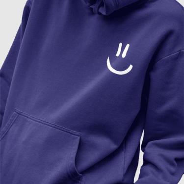 Imagem de Blusa Moletom Genuine Grit Masculina Estampada Algodão 30.1 Smile, Mar