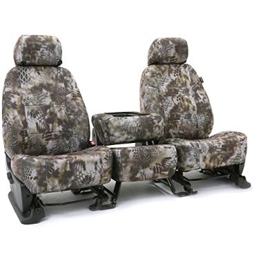 Imagem de Skanda Capa de assento personalizada projetada para modelos GMC selecionados: 1 fileira, tecido neosupreme, Kryptek Banshee Solid
