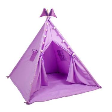 Imagem de Cabana Infantil   barraca completa com tapete e bandeirinhas - Fabrinq