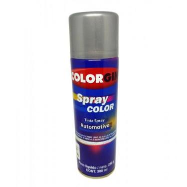 Imagem de Tinta Spray Automotiva Alumínio P/ Rodas 300ml Colorgin - color gin