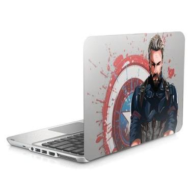Imagem de Skin Adesivo Protetor para Notebook 17,3" Capitão America Steve Rogers
