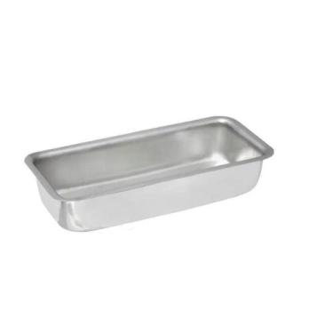 Imagem de Assadeira / Forma de Alumínio Para Pão, Bolo Inglês, Gelo N3 - Polido 