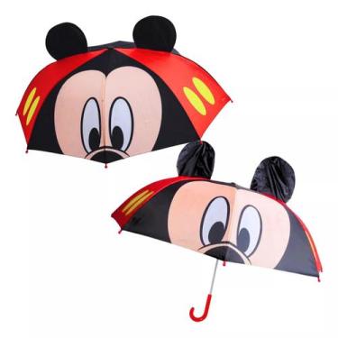 Imagem de Guarda Chuva Sombrinha Infantil Do Mickey Orelhinha - RPires