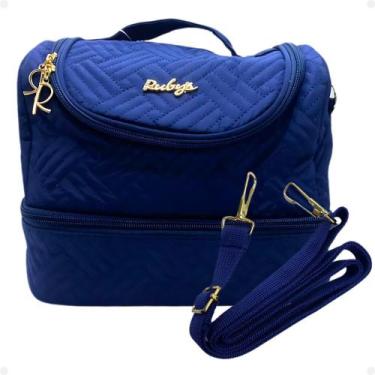 Imagem de Necessaire Térmica Rubys Com Alça Azul Marinho Necf-138b - RUBY'S