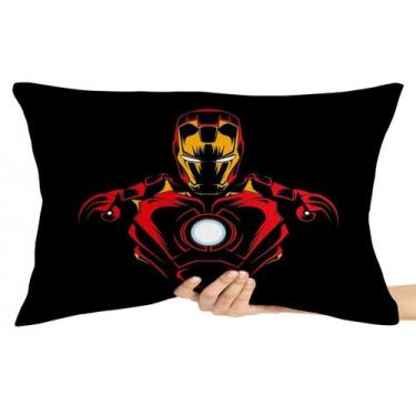 Imagem de Capa Travesseiro fronha com ziper 50x70  Homem de Ferro minimalista - 